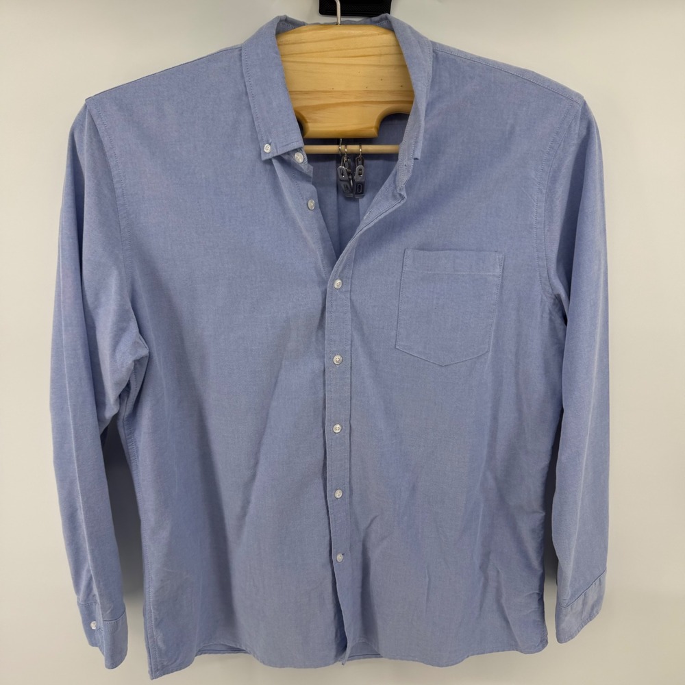 Goodthreads Mens XXL Light Blue Long Sleeve‎ Button Down Shirt MGT25101SP18
